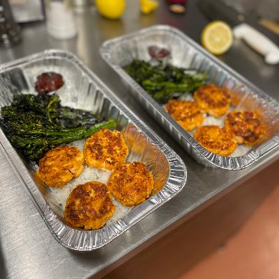 Image of Salmon Lumpia Cakes